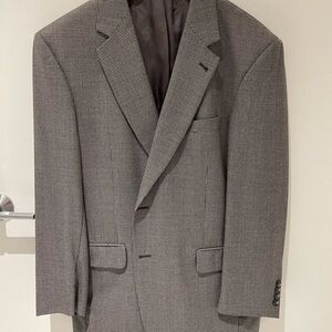 Men's Gray Houndstooth Blazer